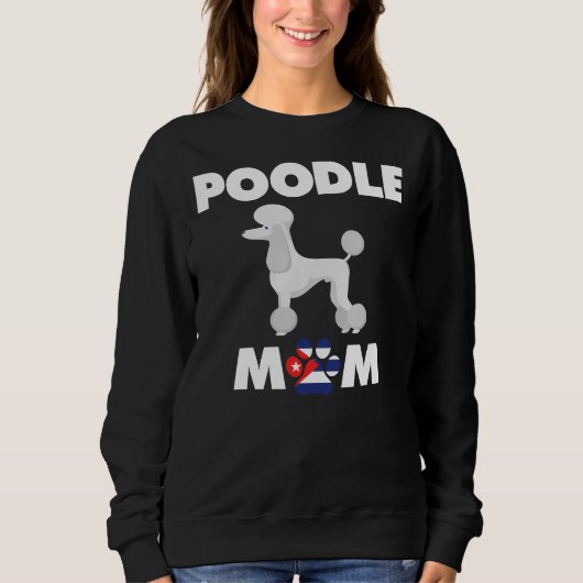 Sweatshirt Maman du chien cubain (Devant)