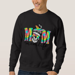 Sweatshirt Maman du crâne Vie Mama Mère des mauvaises mamans