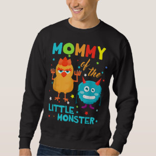 Sweatshirt Maman Du Petit Monstre Anniversaire Famille Monste