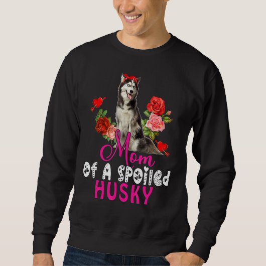 Sweatshirt Maman D'Un Vent De Cravate De Chien Chou Cute Husk (Devant)