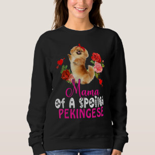 Sweatshirt Maman D'Une Cute Pekingese Cute Pekingese Bouw Cra