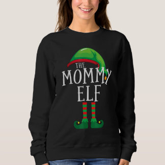 Sweatshirt Maman Elf Correspondance Famille Groupe Pyjama Noë