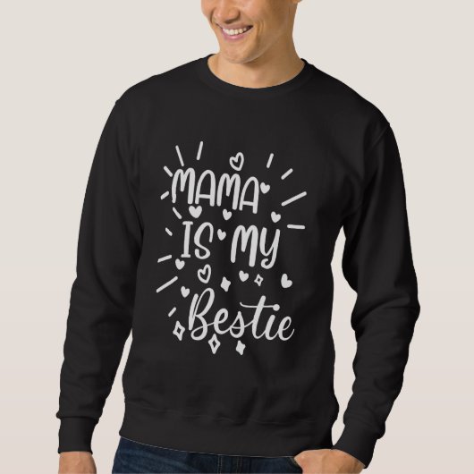 Sweatshirt Maman est ma bestie 23 (Devant)