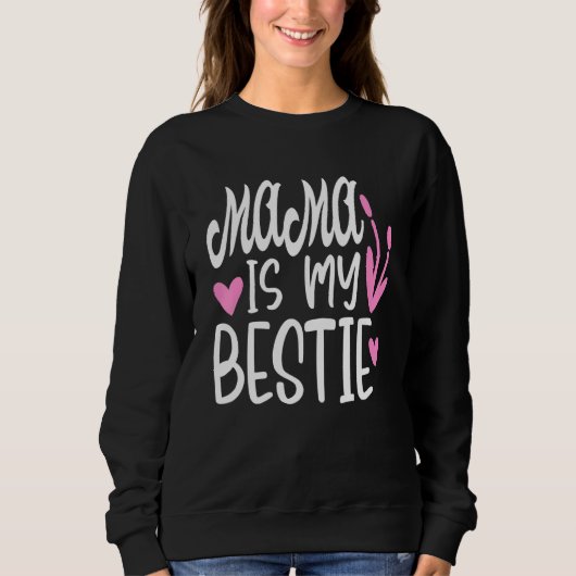 Sweatshirt Maman est ma bestie 4 (Devant)
