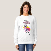 Sweatshirt Maman est mon super-héros (Devant entier)