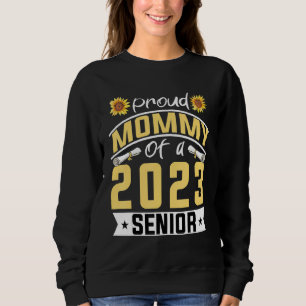 Sweatshirt Maman fière d'un tournesol de remise de diplôme de
