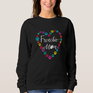Sweatshirt Maman Frenchie féminine Meilleure maman bouledogue