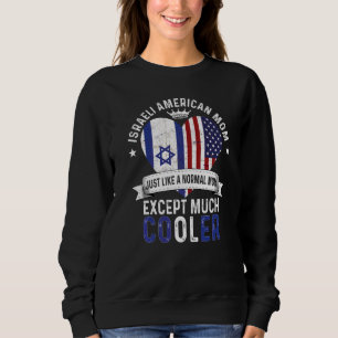 Sweatshirt Maman Israélienne Américaine Fête Des Mères Mama P