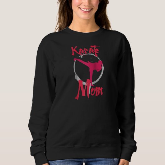 Sweatshirt Maman Karate Raglan (Devant)