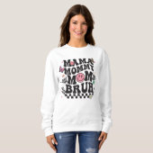 Sweatshirt maman maman maman maman bruh (Devant entier)