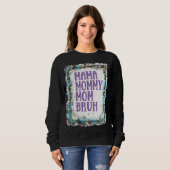 Sweatshirt Maman Maman Maman Maman Maman Bruh Garçon Maman Fê (Devant entier)