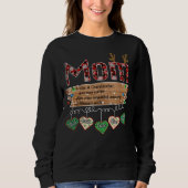 Sweatshirt Maman Noël (Devant)