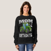 Sweatshirt Maman of the Birthday Boy Kids Farm Tractor ID de  (Devant entier)