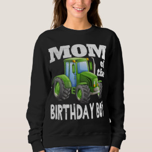 Sweatshirt Maman of the Birthday Boy Kids Farm Tractor ID de 