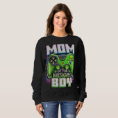 Sweatshirt Maman of the Birthday Boy Matching Video Game Birt (Devant entier)