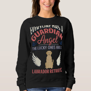 Sweatshirt Maman Papa Labrador Retriever Angel
