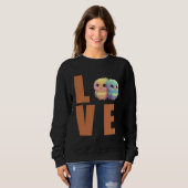 Sweatshirt Maman Perruche Amour Perruche Oiseau 1 (Devant entier)