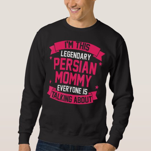 Sweatshirt Maman perse (Devant)