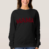 SWEATSHIRT MAMAN PLAID (Devant)