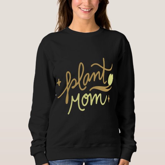 Sweatshirt Maman plante (Devant)