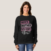 Sweatshirt Maman professionnelle héroïne mère Data Scientist (Devant entier)