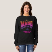 Sweatshirt MAMAN REINE DU VERT Golfeuse (Devant entier)
