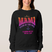 Sweatshirt MAMAN REINE DU VERT Golfeuse (Devant)