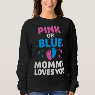 Sweatshirt Maman Rose Ou Bleue Vous Aime Eléphants Bébé Genre