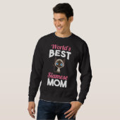 Sweatshirt Maman siamoise (Devant entier)