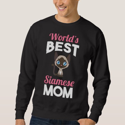 Sweatshirt Maman siamoise (Devant)