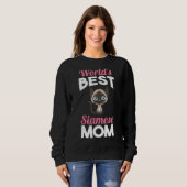 Sweatshirt Maman siamoise (Devant entier)