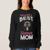 Sweatshirt Maman siamoise (Devant)