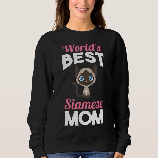 Sweatshirt Maman siamoise (Devant)