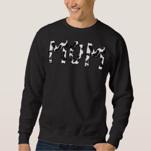 Sweatshirt Maman Vache Imprimer Agritouriste Motif d'animaux