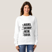 Sweatshirt Maman Vie Chandail confortable - Idéal cadeau de l (Devant entier)
