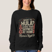 Sweatshirt Mama's Night Out Hula— Fun Tropical Graphic (Devant)