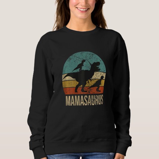 Sweatshirt Mamasaurus Rex Dinasaur Rex Mama Mama Mère (Devant)
