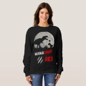 Sweatshirt Mamasaurus Rex Dinosaur Mommasauras Fête des mères (Devant entier)
