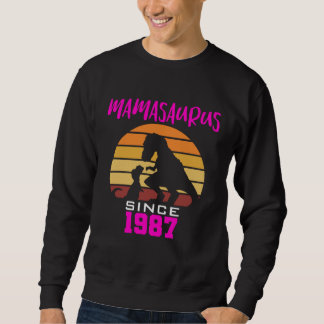 Sweatshirt Mamasaurus since 1987