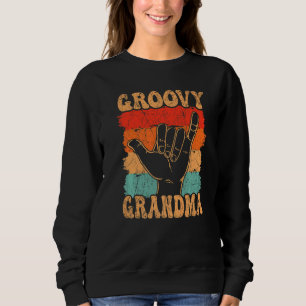 Sweatshirt Mamie Groovy Esthétique Nostalgie Années 70 1970 R