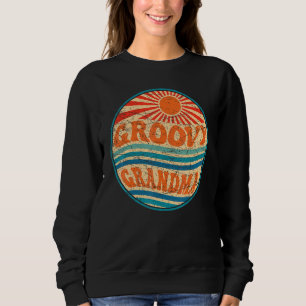 Sweatshirt Mamie Groovy Esthétique Nostalgie Années 70 Rétro