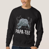 Sweatshirt Manatee Papa-Tee Mer Animaux Manatee (Devant)