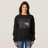 Sweatshirt Manatees and Music Notes Musician Sea Animal (Devant entier)