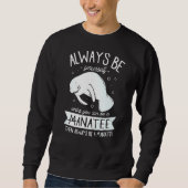 Sweatshirt Manatees mer floatee mignon Manatee pour un Manate (Devant)