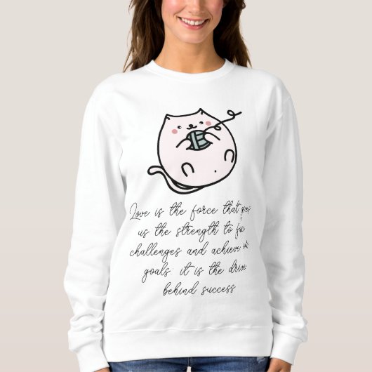 Sweatshirt Manches longues avec design moderne (Devant)
