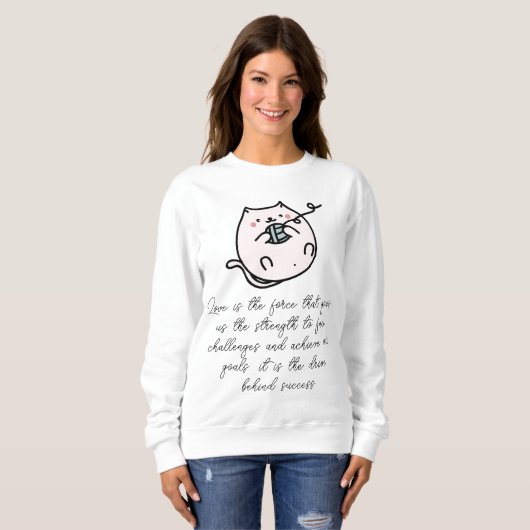 Sweatshirt Manches longues avec design moderne (Devant entier)