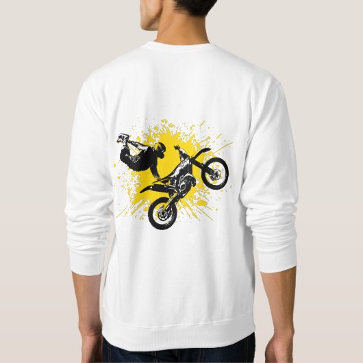 Sweatshirt Manches longues FMX Motocross (Dos)