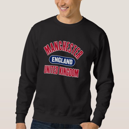 Sweatshirt Manchester Angleterre Royaume-Uni (Devant)