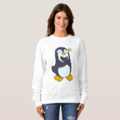 Sweatshirt Manchot avec Lunettes de Soleil (Devant entier)