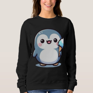 Sweatshirt Manchot Chill – Moments de fonte douce